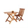 Portable Outdoor Bamboo Terrace Set