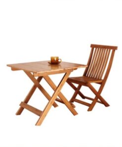 Portable Outdoor Bamboo Terrace Set