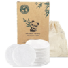 100% Biodegradable Recycled Set of 22 Bamboo Make-Up Remover Pads
