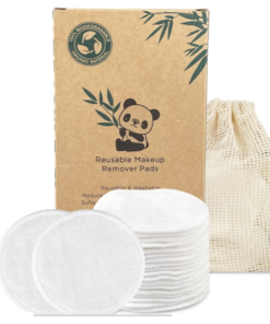 100% Biodegradable Recycled Set of 22 Bamboo Make-Up Remover Pads