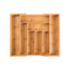 Expandable Bamboo Cutlery Tray &ndash; Kitchen Drawer Organizer