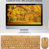 Handmade Wireless Bamboo Keyboard with Mouse Combo