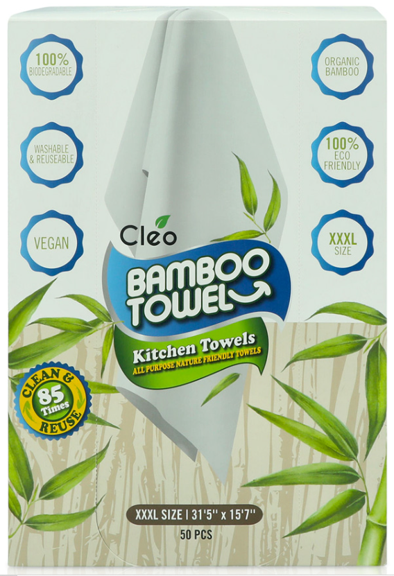 1-Bambus-genanvendelige-okologiske-med-50-stk-af-handklaeder.png Bamboo Towels for Comfortable Cleaning