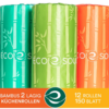 ECO SOUL 100% Bamboo Kitchen Paper Set, Huge 12 Rolls and 1800 Sheets