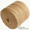 Durable Jute Rope 50 m x 6 mm, Furniture Protector and Decorative Craft Cord