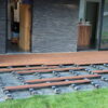 Keel aluminum profile makes installing decking boards easier