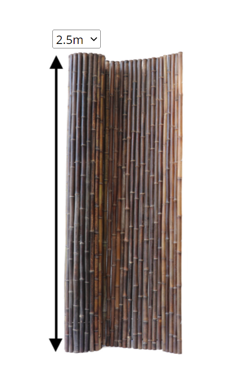 1-Main-Picture-of-200x250-cm-1.png Black Bamboo Fence Roll Deluxe 200 x 250 cm