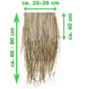 Palm Thatch Roof, Two-Layer, approx. 25cm x 80cm x 40cm