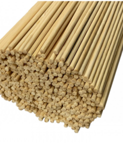 Bamboo Sticks, Set of 500 Long Bamboo Rods 3 mm x 50 cm