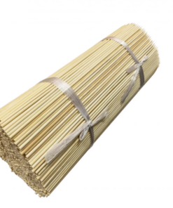 Bamboo Sticks, Set of 500 Long Bamboo Rods 3 mm x 50 cm