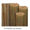 FSC® Certified: Split Durable Natural Bamboo Roll, 90-180 cm x 600 cm