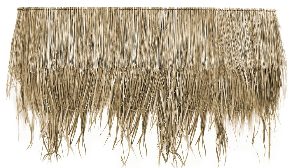 1-Thaiboo-palmetag-paneler-ca.135-cm-x-80-cm-1.png Palm Thatch, approx. 135 cm x 80 cm x 40 cm, Two-Layer