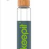 Glass Bottle with Bamboo Lid and Silicone