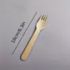 Wooden Cutlery Set Includes Forks/Spoons/Knives Instead of Plastic Cutlery