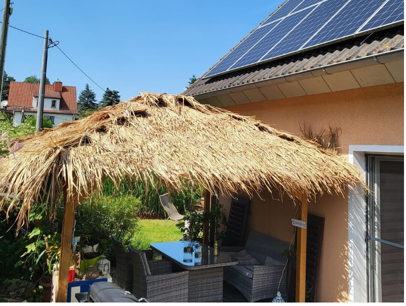 1B-Thaiboo-palmetag-paneler-ca.135-cm-x-80-cm.png Palm Thatch, approx. 135 cm x 80 cm x 40 cm, Two-Layer