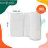 ECO SOUL 100% Bamboo Kitchen Paper Set, Huge 12 Rolls and 1800 Sheets