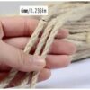 Jute Cord, 6 mm Thick, Extra-Long 200 m, Natural Jute Rope