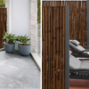 Premium Bamboo Privacy Screen 90 x 250 cm Dark Brown