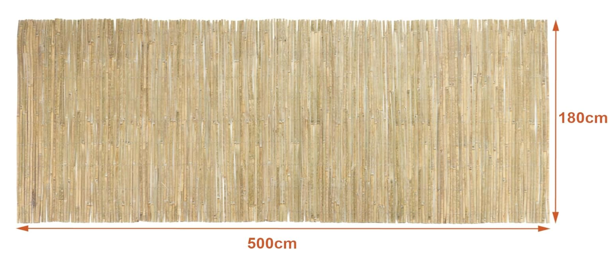 2-Split-Bamboo-Hegn-Rulle-500-x-180-cm-1.png Split Bamboo Fence Roll 500 x 180 cm