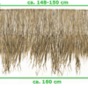 Palm Thatch Panel approx. 145-150 cm x 80 cm x 40 cm, Double Layer