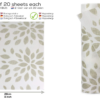 1 Pack of 2 Rolls x 100% Bamboo Washable Paper Towel with Large 28&times;28 cm Sheet | Replaces up to 50 Household Rolls, Reusable