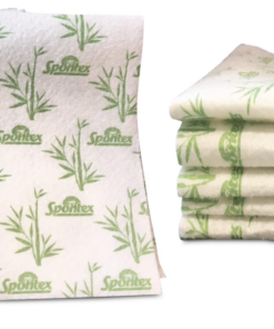 Spontex Washable Bamboo Household Cloths, Pack of 40 (8 x 5-Pack)
