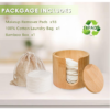 Washable Make-Up Pads with Storage Box – Pack of 18 Reusable Cotton Pads