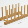 Bamboo Kitchen Dining Room Satellite Antenna Mat Holder