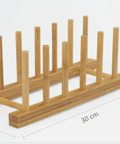 Bamboo Kitchen Dining Room Satellite Antenna Mat Holder