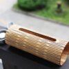 Natural Bamboo Tempered Glass Bottle