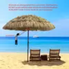 Tropical Beach Umbrella with Adjustable Height, UV Protection and Easy Push-Up System