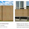 FSC&reg; Certified: Split Durable Natural Bamboo Roll, 90-180 cm x 600 cm