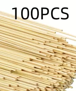 100 pcs 30 cm * 2 mm Durable Bamboo Sticks, Thickness 11,81 * 0,08 inches