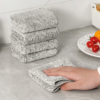 4 pcs Bamboo Charcoal Fibre Cleaning Cloth
