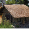 Palm Thatch Panel approx. 145-150 cm x 80 cm x 40 cm, Double Layer
