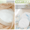Washable Make-Up Pads with Storage Box – Pack of 18 Reusable Cotton Pads