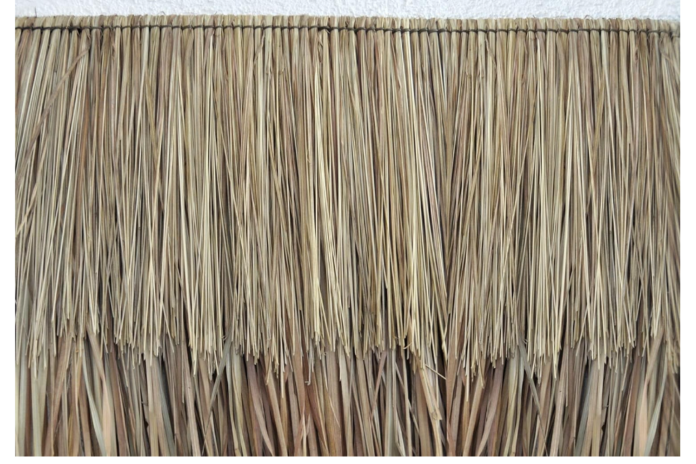 4-Thaiboo-palmetagstra-ca.145-150-cm-x-80-cm-x-40-cm-dobbelt-lag.png Palm Thatch Panel approx. 145-150 cm x 80 cm x 40 cm, Double Layer