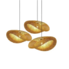 Bamboo Hand-Woven Pendant 50&times;25 cm, Hanging LED Ceiling Lamp