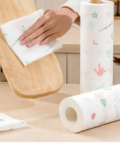 Reusable Bamboo Towel Rolls – Organic Kitchen Dish Cloth