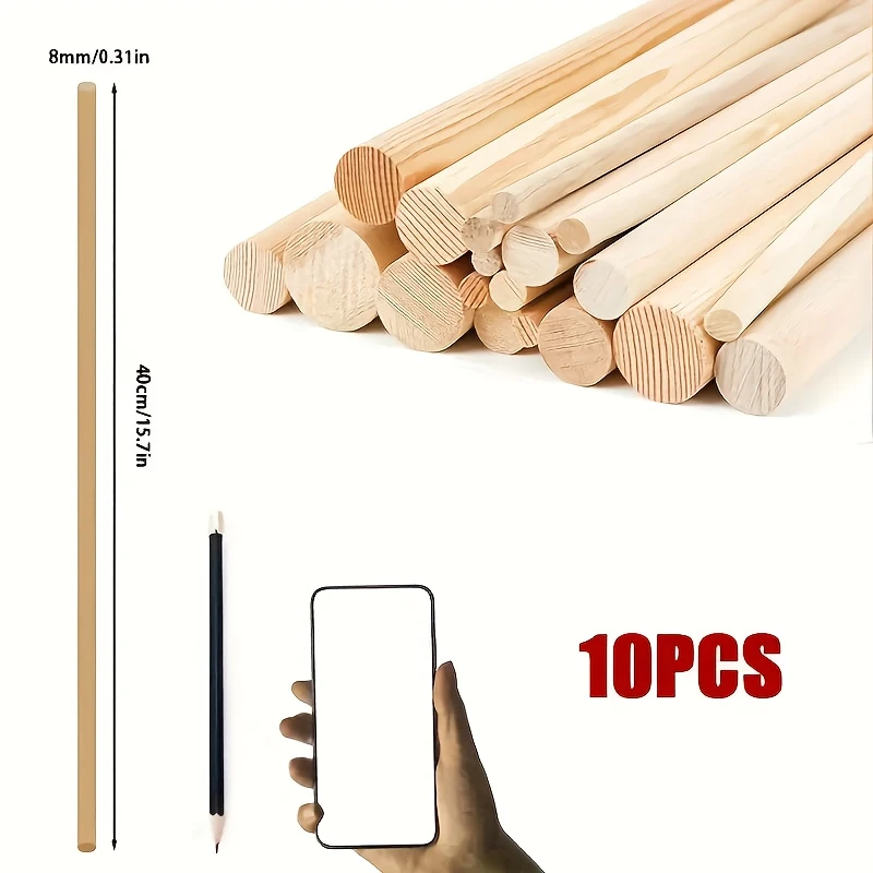 5203fc3d-c758-4745-86aa-948268e12d76.webp 50/30/10 pcs Unfinished Bamboo Wood Sticks, 6 Sizes