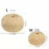 Farmhouse-Style Hand-Woven Bamboo Rattan Lampshade