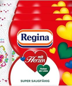Regina Paper Towels with Hearts, 3-Ply