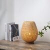 Table Lamp Made of Bamboo Fabric