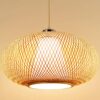 Bamboo Pendant Lamp, 1 Flame Light, E27 Boho Wicker Lamp, Pendant Lamp Shade