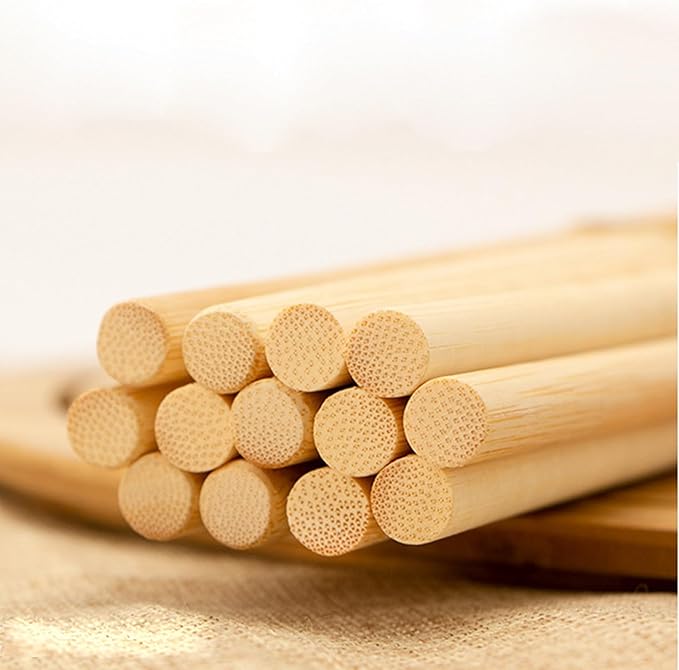 71V9Kj22nqL._AC_SX679_.jpg 80 pcs. Bamboo Craft Sticks, Round Rods, Wooden Sticks for DIY Arts & Crafts (30 cm x 8 mm)