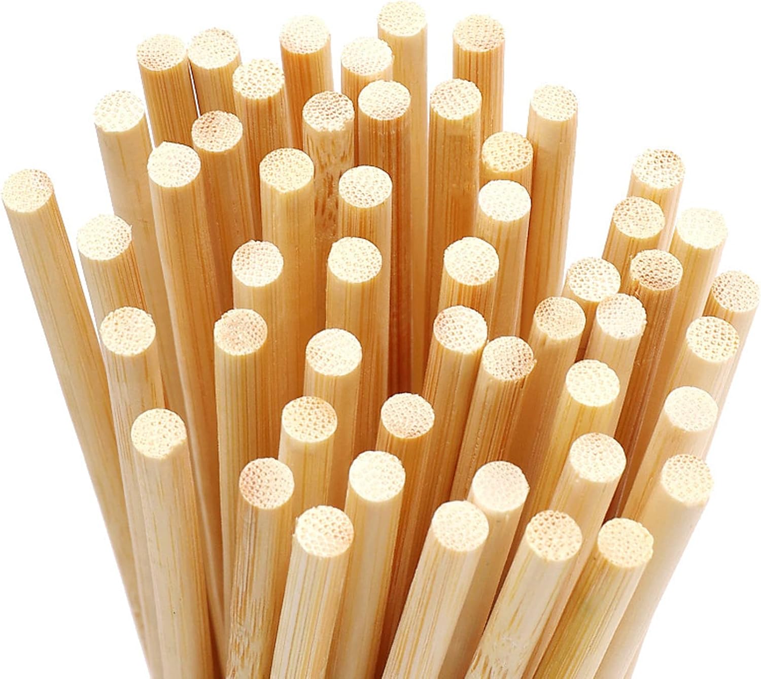 71b7LYAS5EL._AC_SL1500_-1.jpg 100 pcs. Bamboo Craft Sticks, Round Rods, Wooden Sticks for DIY Arts & Crafts Decoration (30cm x 5mm)