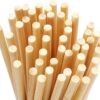70 pcs. Bamboo Craft Sticks, Round Rods, Wooden Sticks for DIY Arts & Crafts Decoration (30cm x 6mm)