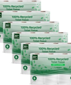 3-Ply Toilet Paper, 48 Rolls (6 x 8 x 200 Sheets)