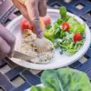 75 Disposable Tableware Pieces