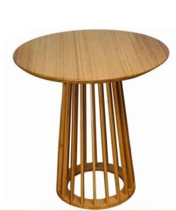 Bamboo Furniture Set, Round Bamboo Table